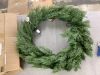 30" Pre-Lit Cedar Cypress Christmas Realistic Wreath w/ Twinkling LEDs - Thumbnail 3