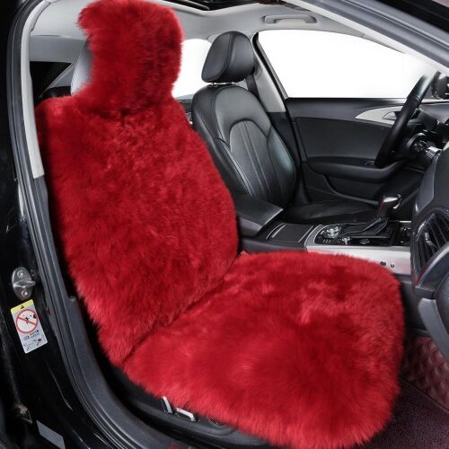 OGLAND Fluffy Sheepskin Car Seat Cover - Lot 564