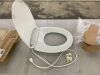 Brondell L60-RW LumaWarm Heated Toilet Seat with Night Light, 3 Temperature Settings, Gentle Close Lid, Round - Thumbnail 1