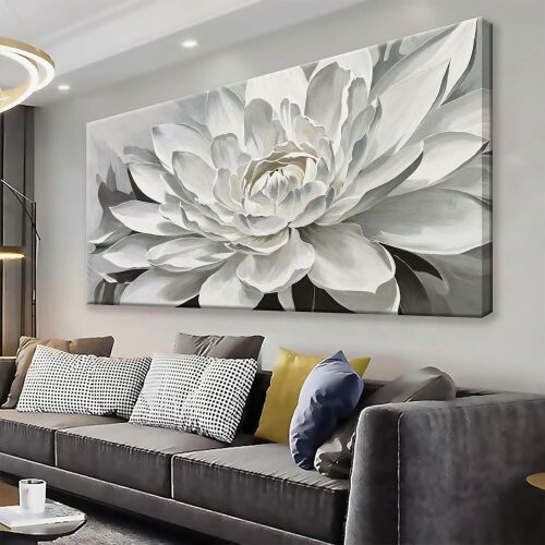 Lotus Canvas Wall Art, 20" x 40" - Lot 559