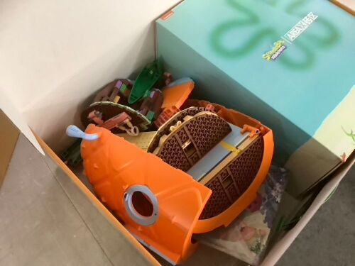 Area-X SpongeBob Building Bricks Set - Unknown if Complete - Lot 466