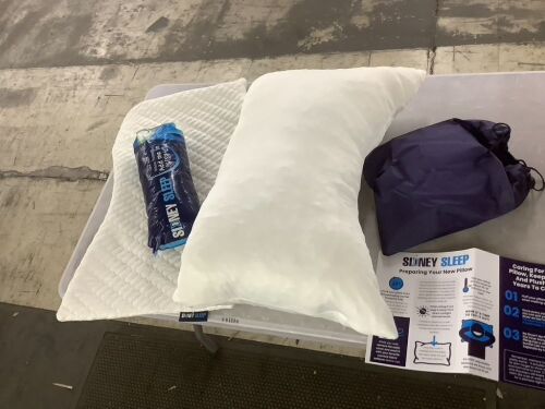 Sidney Sleep Adjustable Curved Contour Fill Pillow - Lot 758