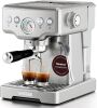 Neretva 15 Bar Espresso Machine with Visible Pressure Guage and Milk Frother - Thumbnail 1