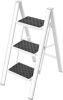 HBTower 3 Step Ladder Folding Step Stool, 330 Lbs Capacity - Thumbnail 1