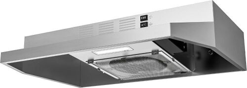 FIREGAS 24 inch Range Hood Under Cabinet, 300CFM Ducted/Ductless Convertible - Small Dent - Lot 471
