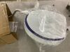 Padded Elevated Toilet Seat with Handles for Round Toilets - Thumbnail 4