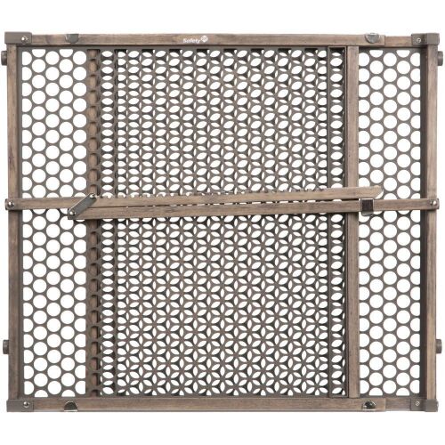 Safety 1st Vintage Grey Wood Doorway Security Gate - Lot 589