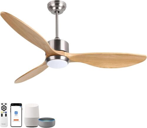 Ovlaim 52 Inch Smart Ceiling Fan with Light - Lot 281