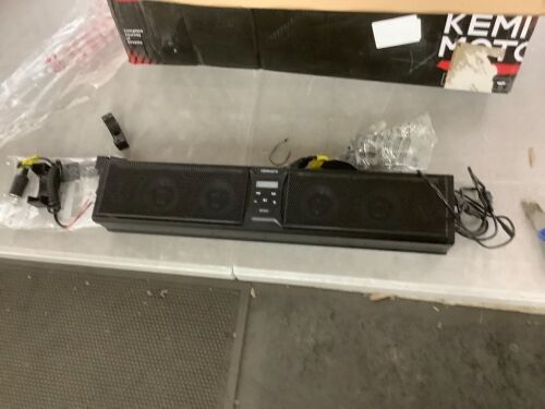 KEMIMOTO 6-Speaker Metal UTV Sound Bar, 25-inch - Lot 287