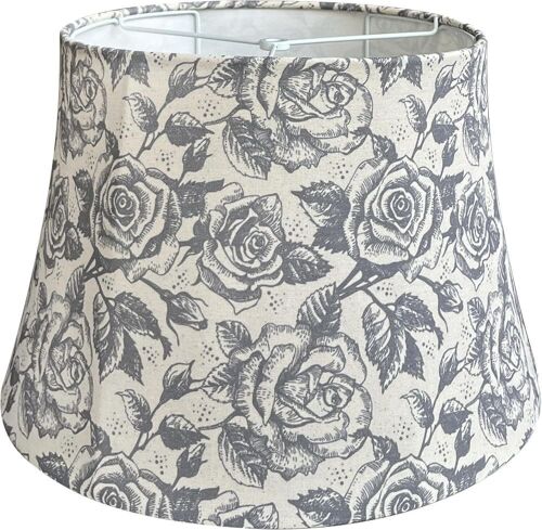 Printed Floral Lamp Shade, 12" x 16" x 11" - Lot 784