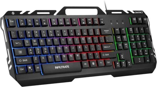 ENHANCE Infiltrate KL2 Membrane Gaming Keyboard - Lot 788