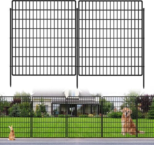 No Dig Decorative Tall Garden Fence, 10 Panels, 33" H - Lot 183