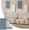 Fabric Acoustic Wall Panels, 24" x 12", 4 pc - Thumbnail 1