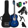 Beginner Acoustic Guitar Set w/ Case, Strap, Extra Strings - 38in - Thumbnail 1