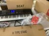 61-Key Beginners Electronic Keyboard Piano Set w/ Lighted Keys, Headphones - Thumbnail 4