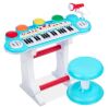 37-Key Kids Electric Keyboard w/ Microphone, Stool - Thumbnail 1