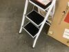 3-Step Portable Folding Step Ladder w/ Non-Slip Feet, 330lb Capacity - Thumbnail 3