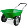 Dual-Wheel Wheelbarrow Garden Cart - Thumbnail 1