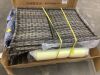 Gray Wicker Patio Sofa with 6 in. Thick Blue Cushions - Thumbnail 3