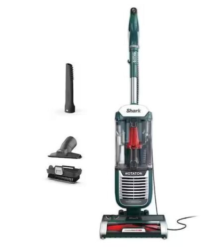 Shark Rotator Swivel Pro Bagless Corded HEPA Filter Upright Vacuum for Multisurface, Carpet & Hardwood/ Wood Laminate in Green - Lot 42JF
