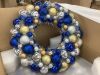 Pallet of (25) Cases of Hanukkah Metallic Bulb Wreath, 2 per Case - Thumbnail 3