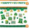 Pallet of (99) Cases of St. Patrick's Day Decorations, Each Case has 10 Banners & 10 Decorating Kits - Thumbnail 3