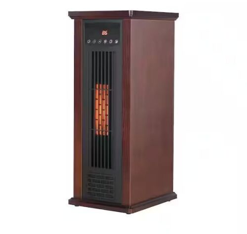 1500-Watt 24.33 in. Electric Brown Compact 6 Tube Heating Space Quartz Heater with Overheat Protection Convection - Lot 90JF