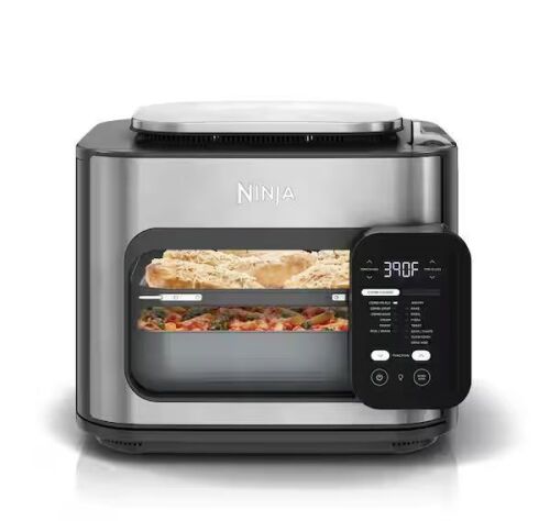 NINJA Combi All-in-1 6 Qt. Stainless Steel Electric Multi-Cooker Oven, Air Fryer - Lot 91JF
