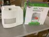 AIRCARE CONSOLE 3.6-Gal. Cool Mist Evaporative Whole House Humidifier for 3,600 sq. ft., White - Missing Wheels, Powers Up & Fan Blows NTF - Thumbnail 1