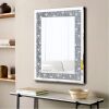 Crystal Crush Diamond Wall Mirror, 20" x 28" - Thumbnail 1