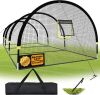 IDEATRY Baseball Batting Cage, 30' x 12' x 8' - Thumbnail 1