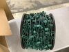 LUCKY TL 500 FT C9/E17 Christmas Light Sockets Spool Set, Green SPT-1 Wire, 12 Inch Spacing - Thumbnail 2