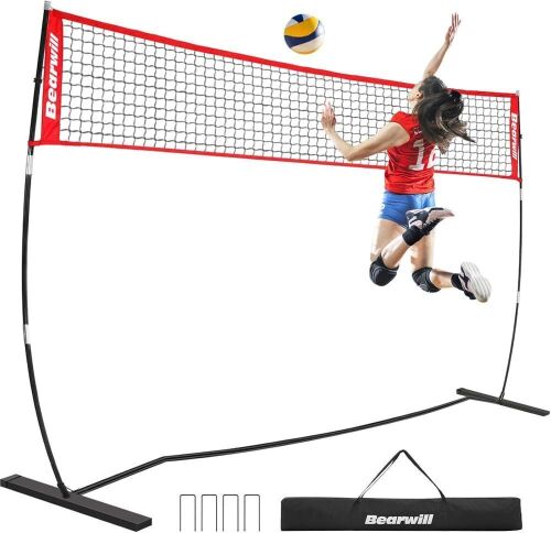 Bearwill 12FT Portable Volleyball Net, Height Adjustable with Carry Bag - Lot 476