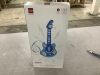 19in Kids Flash Guitar, Pretend Play Musical Instrument Toy for Toddlers w/ Mic, Stand - Thumbnail 2