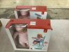 Lot of (2) 12.5in Realistic Baby Doll with Soft Body, Highchair, Potty, Pacifier, Bottle, 9 Accessories - Thumbnail 2