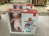 Lot of (2) 12.5in Realistic Baby Doll with Soft Body, Highchair, Potty, Pacifier, Bottle, 9 Accessories - Thumbnail 3