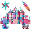 110-Piece Kids Magnetic Tiles Set - Thumbnail 1