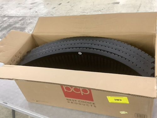 Christmas Tree Collar, Solid Wood Slatted Tree Accessory - 36in - Lot 533