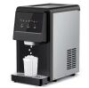 62 lbs./24-hour Self-Cleaning Countertop Nugget Ice Dispenser with 6 lbs. Ice Storage, Stainless Steel - Thumbnail 1