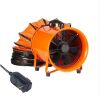 VEVOR Portable Ventilator 16 in. 2 Speeds Blower Fan in. Orange 1350-Watt Industrial Blower 5175CFM with 16.4 ft. Duct Hose - Thumbnail 1