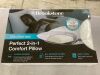 Brookstone 2-in-1 Comfort Memory Foam Pillow with Better Than Down Fill for Firm Yet Plush Feel - Thumbnail 2