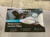 Brookstone 2-in-1 Comfort Memory Foam Pillow with Better Than Down Fill for Firm Yet Plush Feel - Thumbnail 4