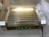 Commercial Electric 7 Roller Hot Dog Machine, Dual Temp Control, Detachable Glass Cover & LED - Thumbnail 4
