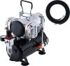 Master Airbrush TC-828 Airbrush Compressor with Tank, 1/4 HP Twin Cylinder, 3L Air Tank, 46L/Min Flow, Dual Air Brush Support, True Diaphragm Regulator - Thumbnail 1