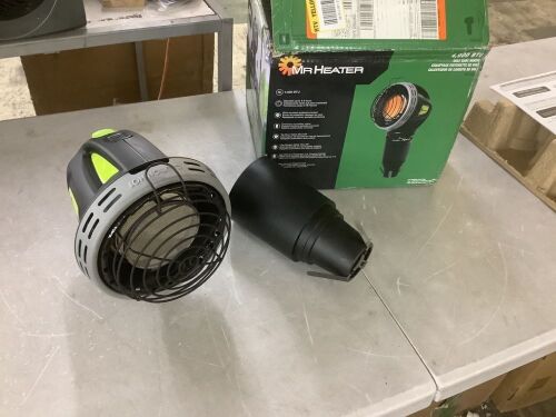 Mr. Heater 4,000 BTU Radiant Propane Outdoor Golf Cart Heater - Lot 804JF