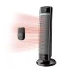 Lasko 1500W 30 in. Black Indoor Electric Tower Forced Air Ceramic Space Heater with Thermostat, 2-Speeds, Timer, and Remote - Thumbnail 1