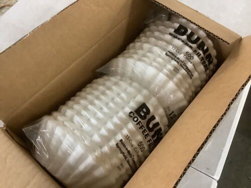 Bunn Coffee Filters, 12-Cup Commercial, 1000 count - Lot 812JF