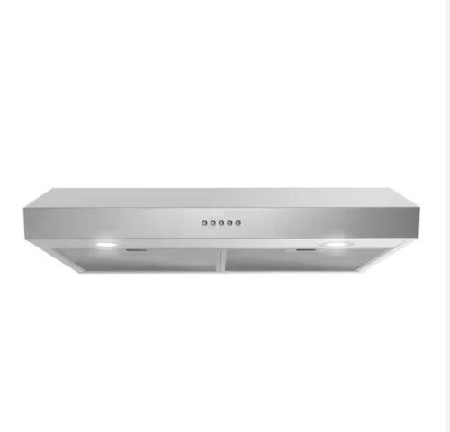 Streamline 30 in. 165 CFM Rapallo Ducted Under Cabinet Range Hood in Stainless Steel, Mesh Filters, Push Button Control, LED Lights - Lot 822JF