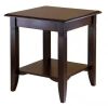 WINSOME WOOD Nolan Cappuccino End Table - Thumbnail 1