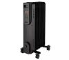 Konwin 1500-Watt Black Indoor Electric Oil-Filled Radiator Convection Radiant Space Heater with Remote Control - Thumbnail 1